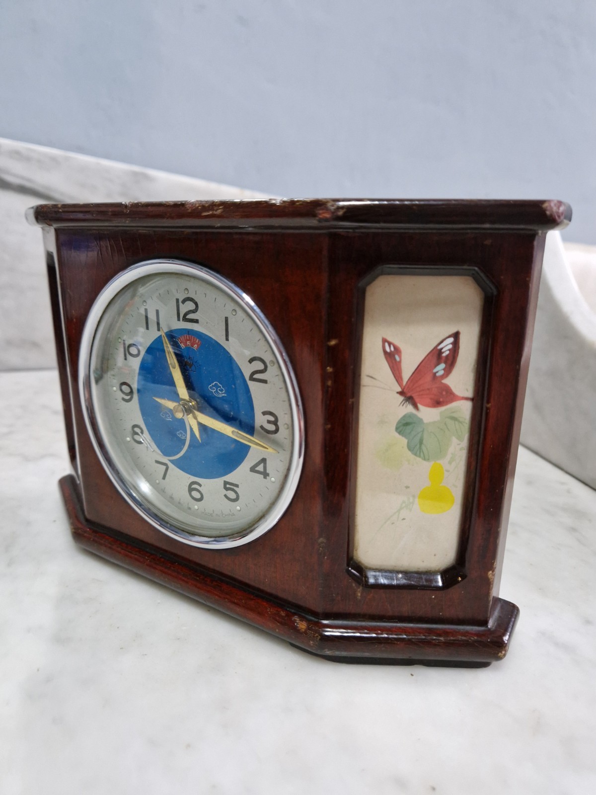 Vintage Made In China Aeroplane Clock
