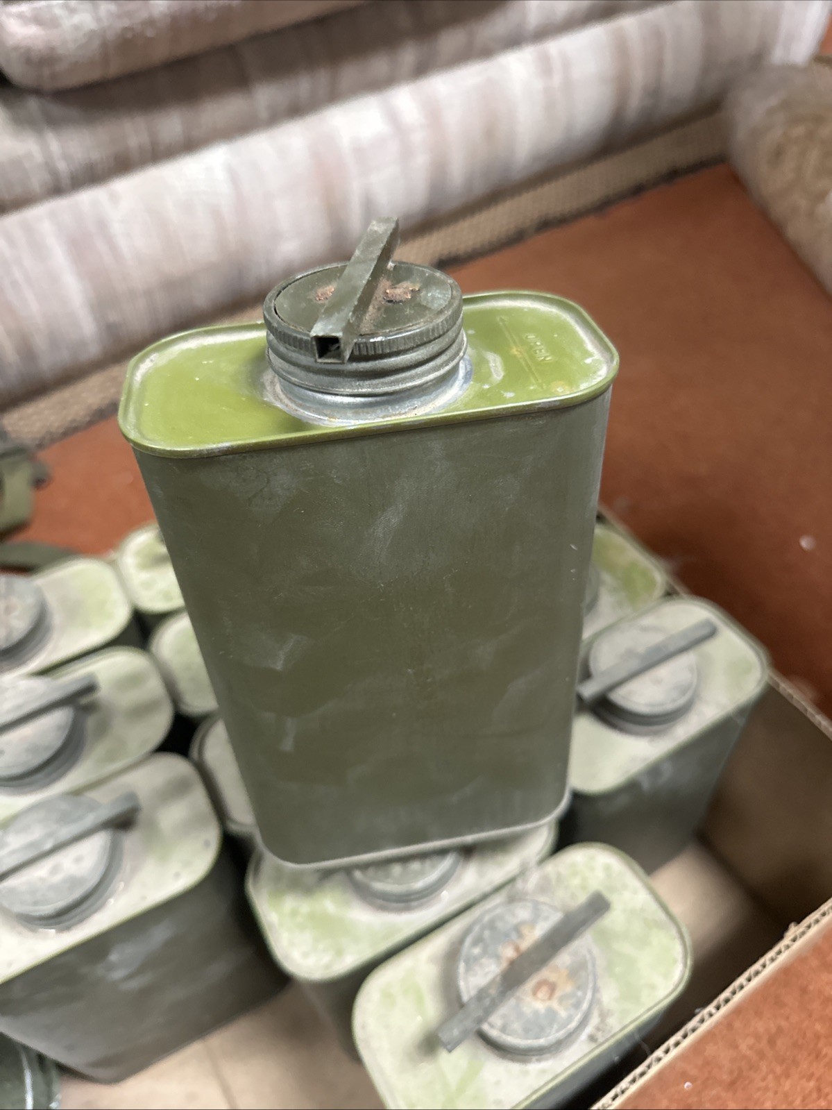 US Military Container Fuel 1-quart 1951 NOS 42-C-21340
