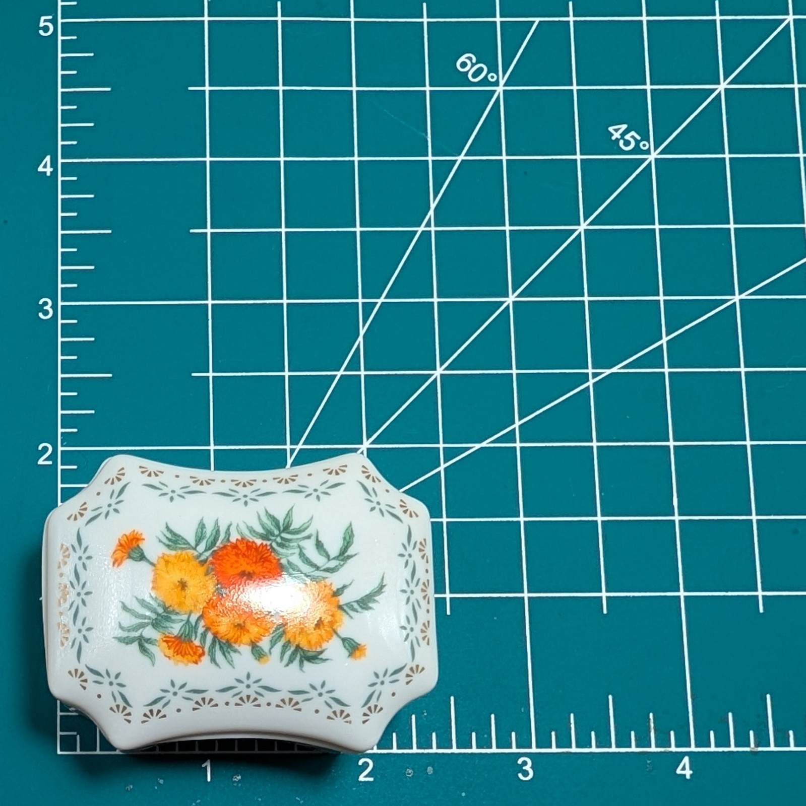 Limoges Porcelain Floral 24k Gilded Trinket Box Lot Tulip Marigold China Aster