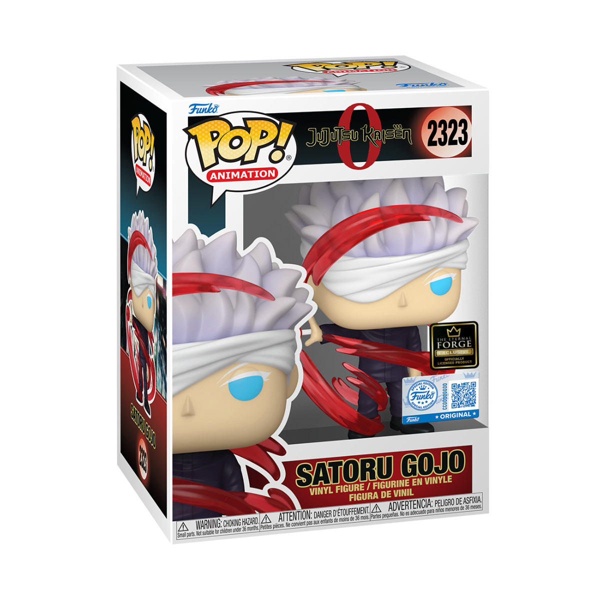 Funko Pop! Jujutsu Kaisen 0 – Satoru Gojo Reversal Red (The Eternal Forge Exclus