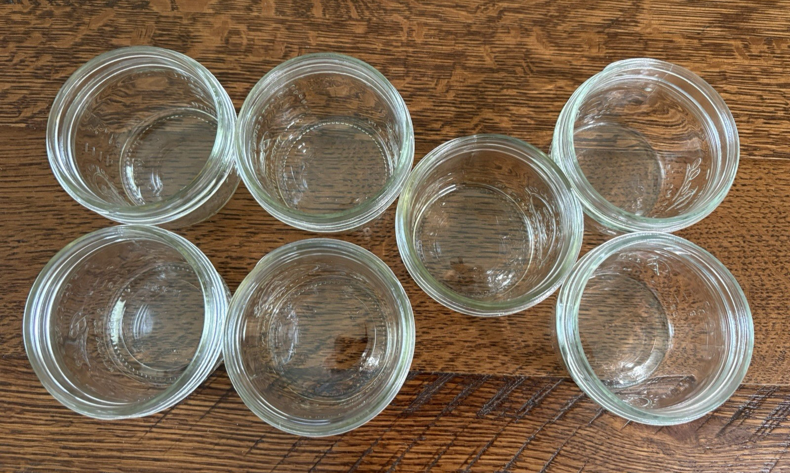 Vintage Ball 1/2 Pint (8 oz) Wide Mouth Jars Set of 7