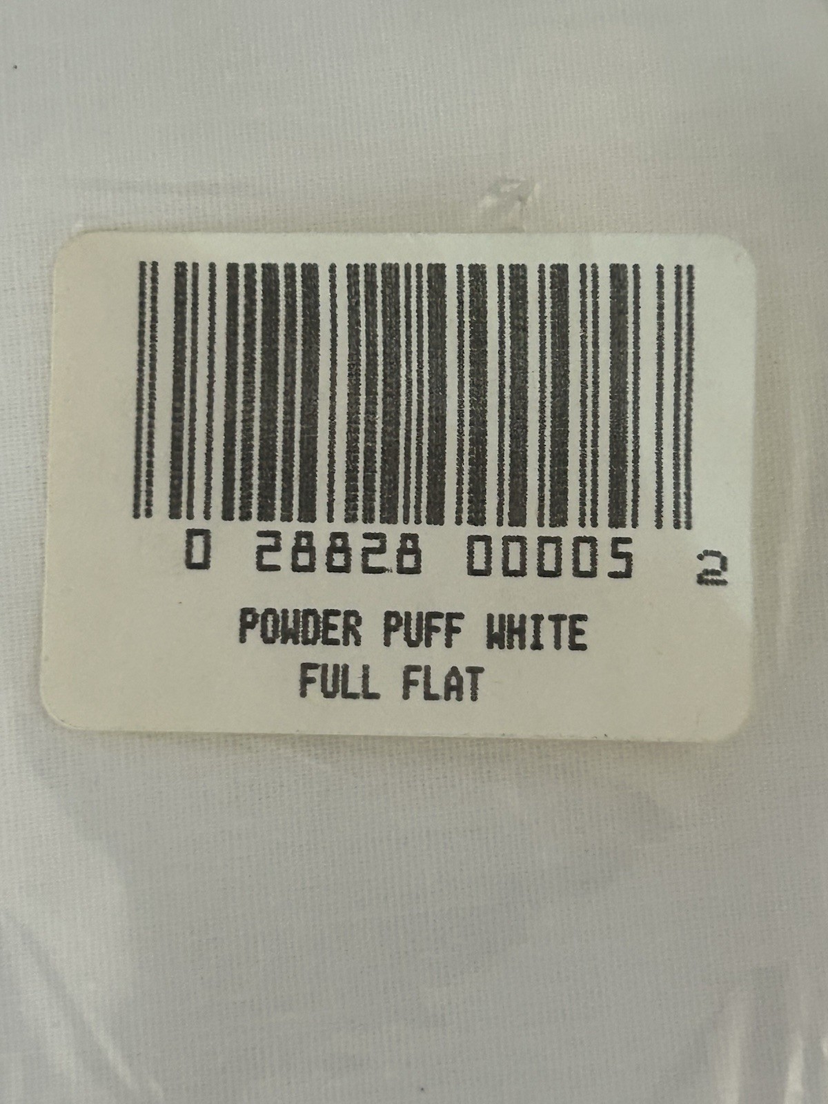 VTG Tastemaker By Stevens Full Size Flat Sheet White NOS Sealed Easy Care 54×75″