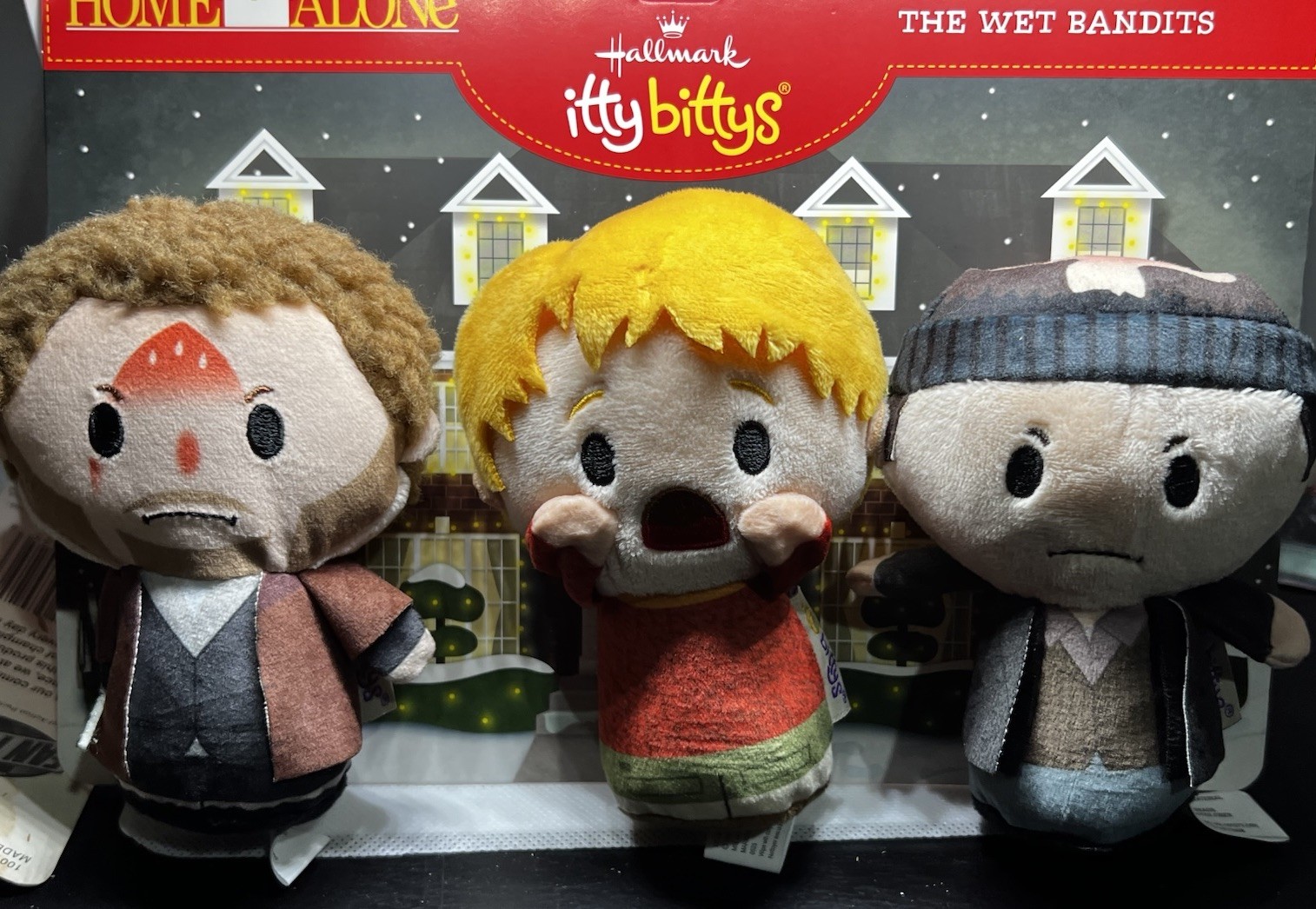 Itty Bittys NEW Hallmark Home Alone Kevin McCallister & WET Bandits Figures Lot