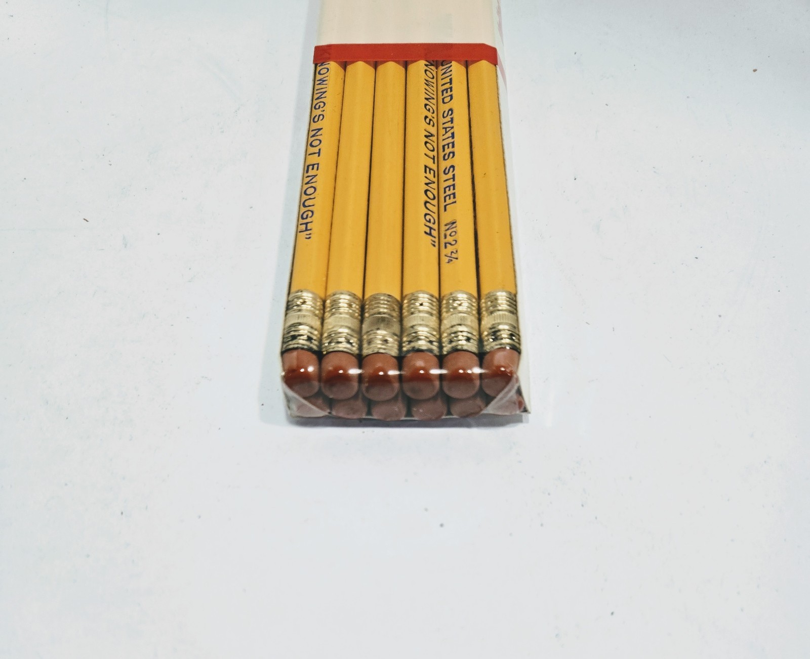 United States Steel USS New Old Stock No 2 Pencil 12 pc in Box Factory Sealed