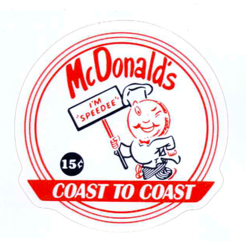 Coast to Coast McDonald’s – Logo Sticker (Reproduction)