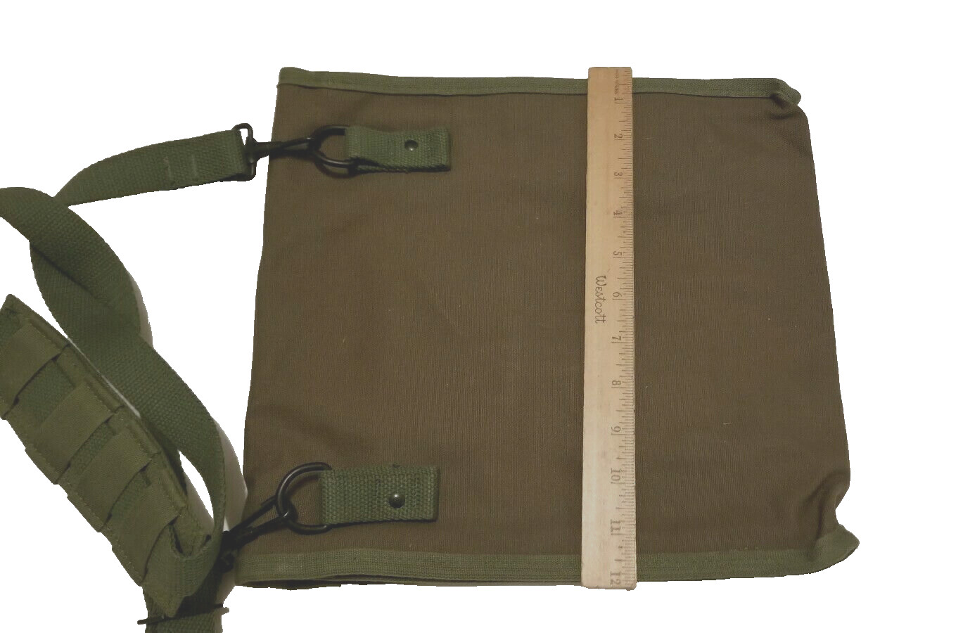 US Made Canvas Map & Photograph Case with Adjustable Shoulder Strap Free Ship
