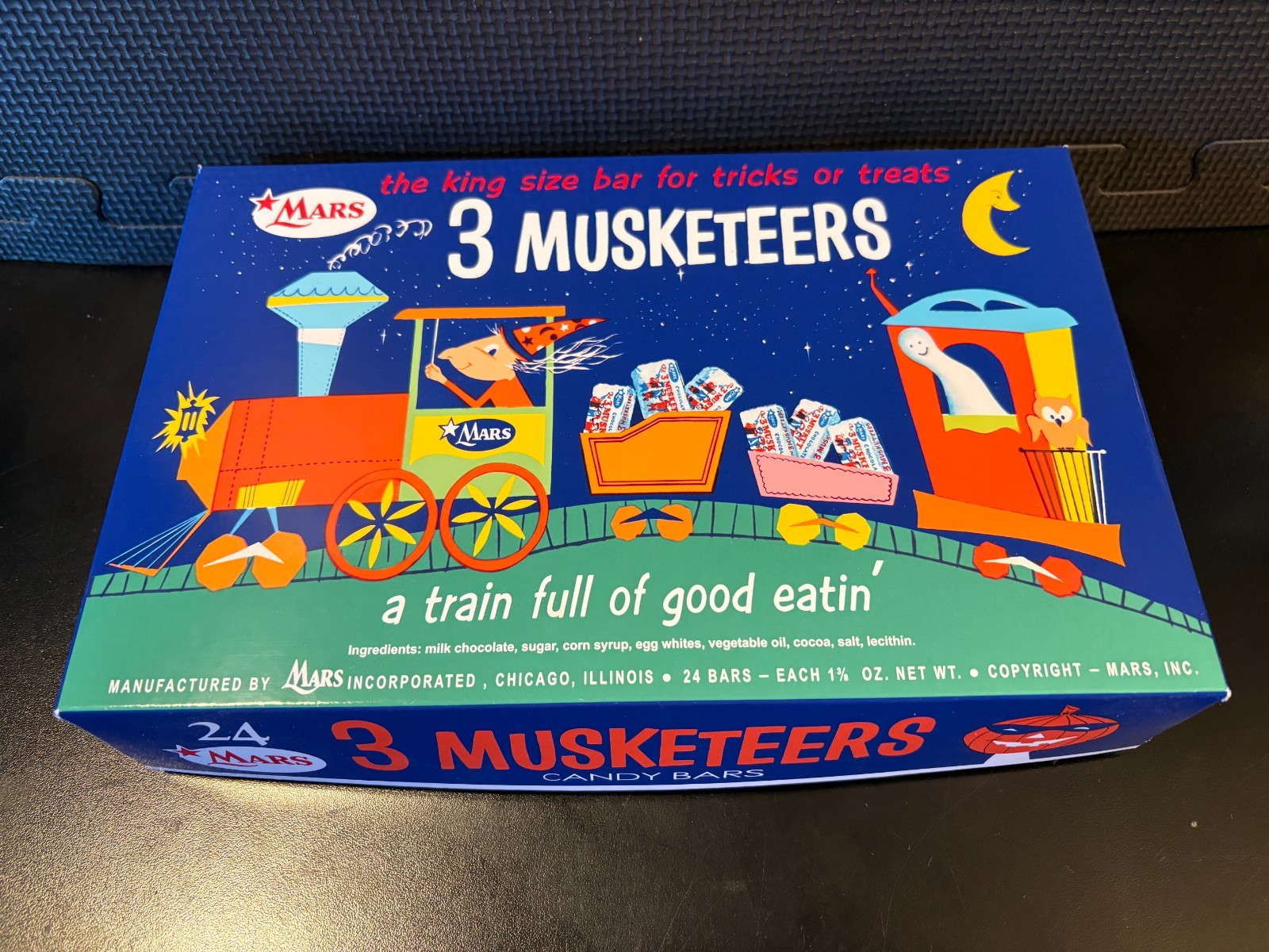 1950s 3 Musketeers (Halloween, variation #2) – Empty custom design display box