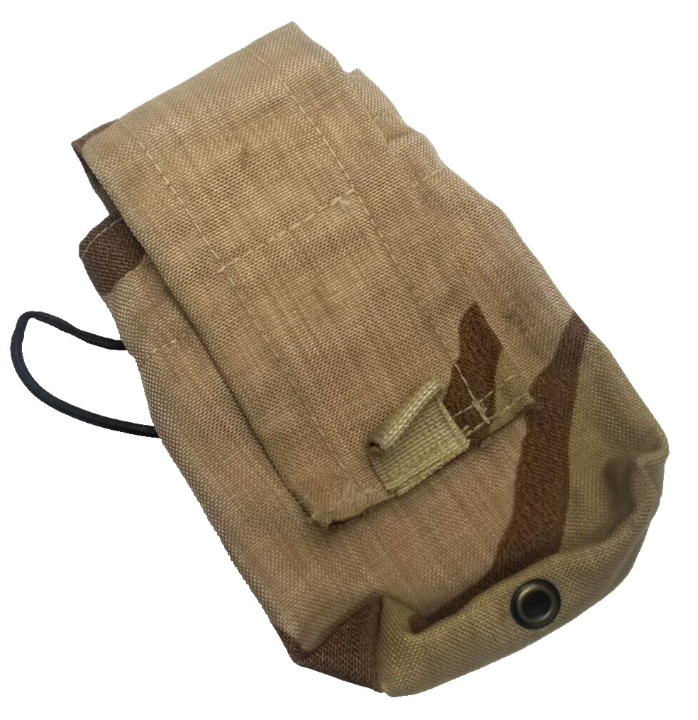 US Military R.A.C.K MOLLE 30 Round POUCH Magazine Pouch 3-Color Desert CAMO USED