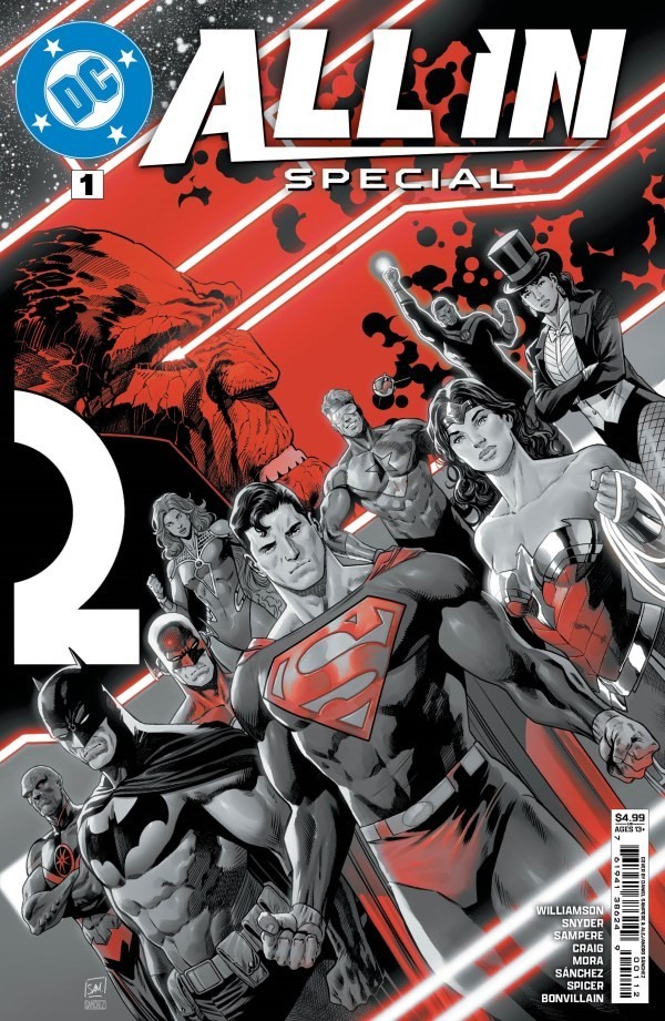 DC ALL IN SPECIAL 1 2ND PRINT VARIANT NM 1ST ABSOLUTE BATMAN & WONDER WOMAN