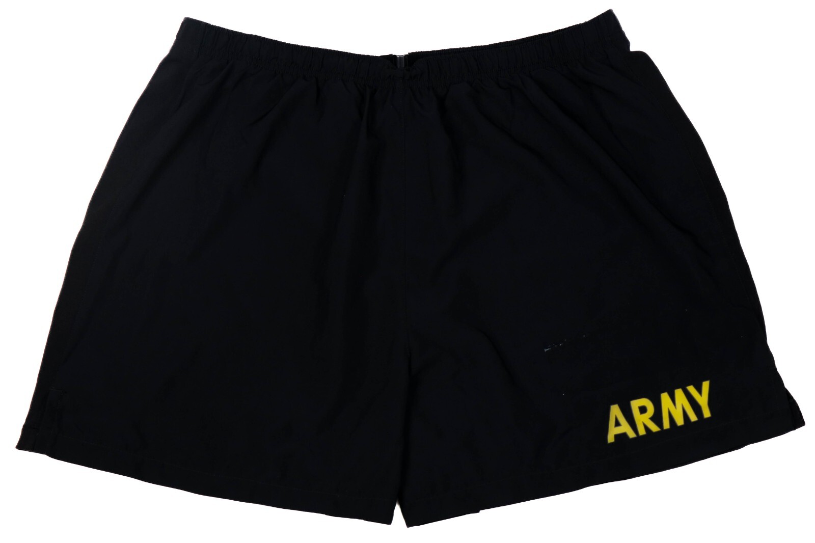 LARGE – Men’s APFU Shorts Army Black and Gold PT Physical Fitness Shorts Trunks