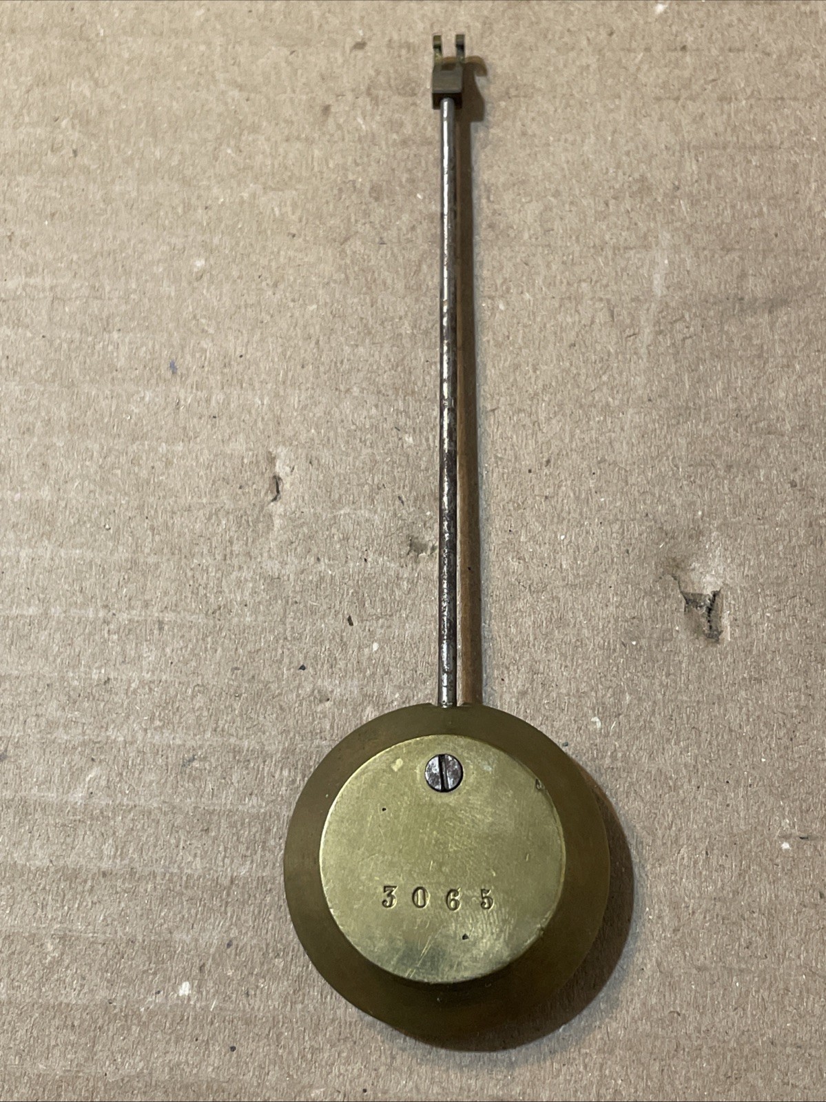 Antique Achilles Brocot French Mantle Clock Pendulum Over 3 1/2 Ounces