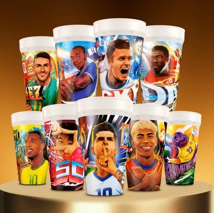 McDonald’s 2026 FIFA World Cup Collectible Cups | SEALED – (SAME DAY SHIPPING)