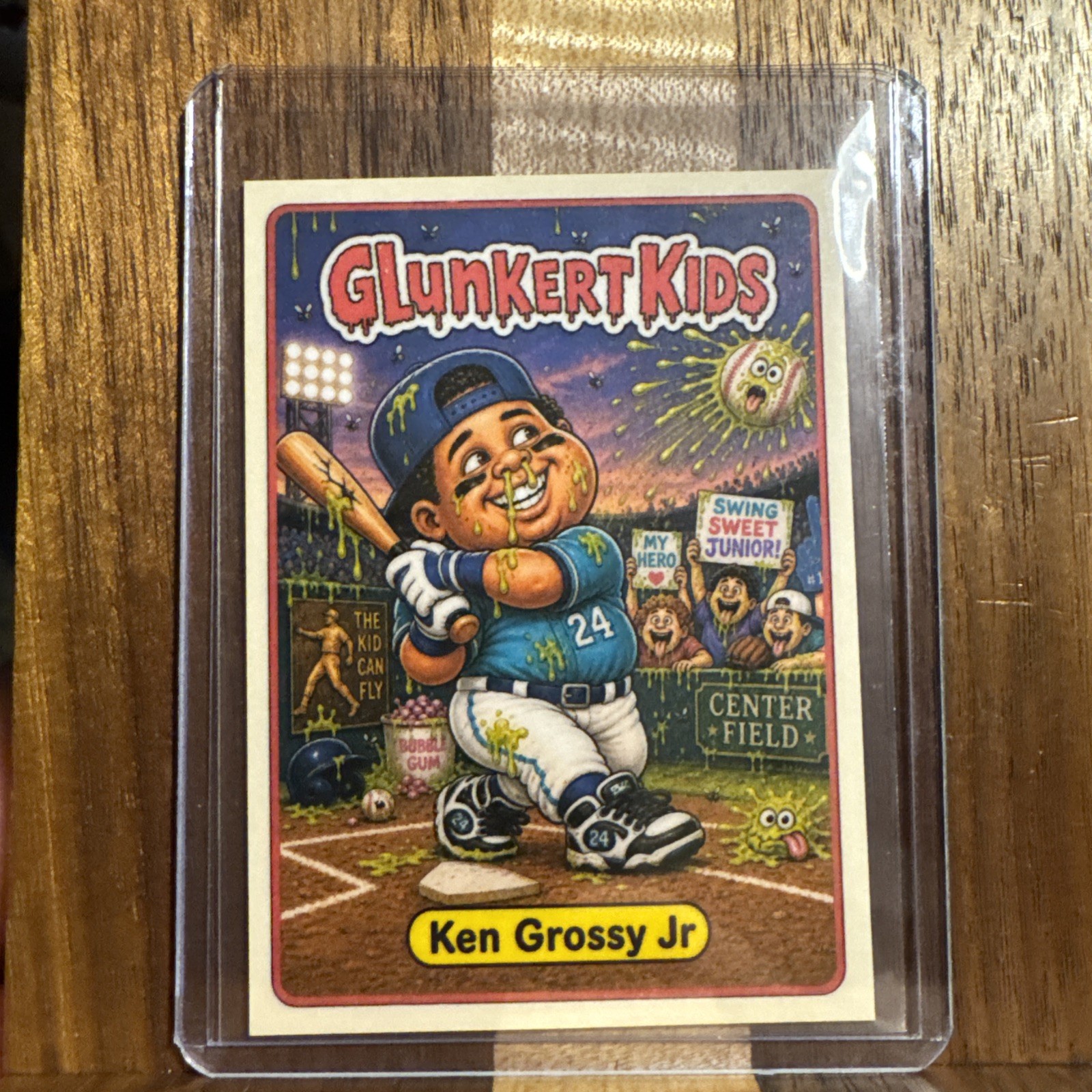 Glunkert Kids Ken Grossly Jr Griffey Marianers Gpk Parody Art Card