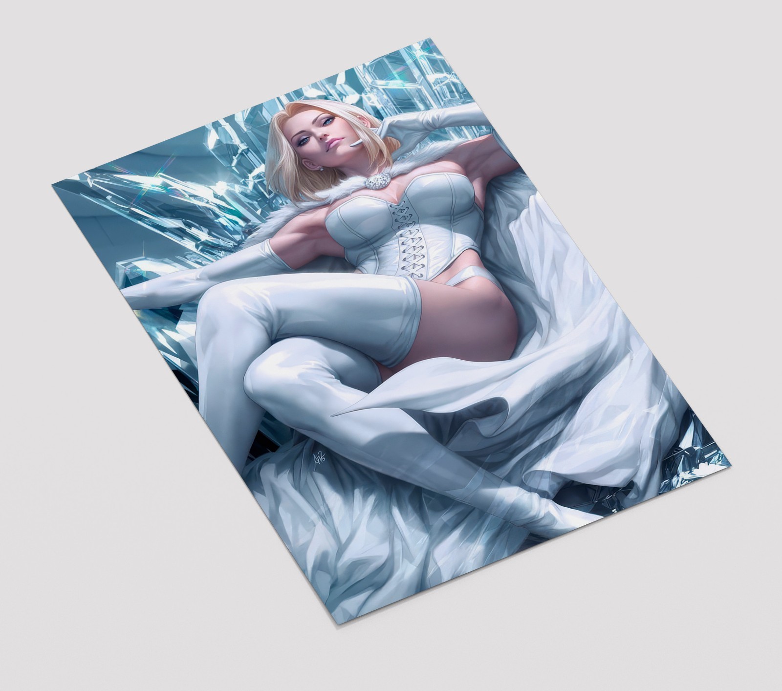 X-Men Emma Frost Premium Giclee Print 11″ x 17″ Marvel Wall Art