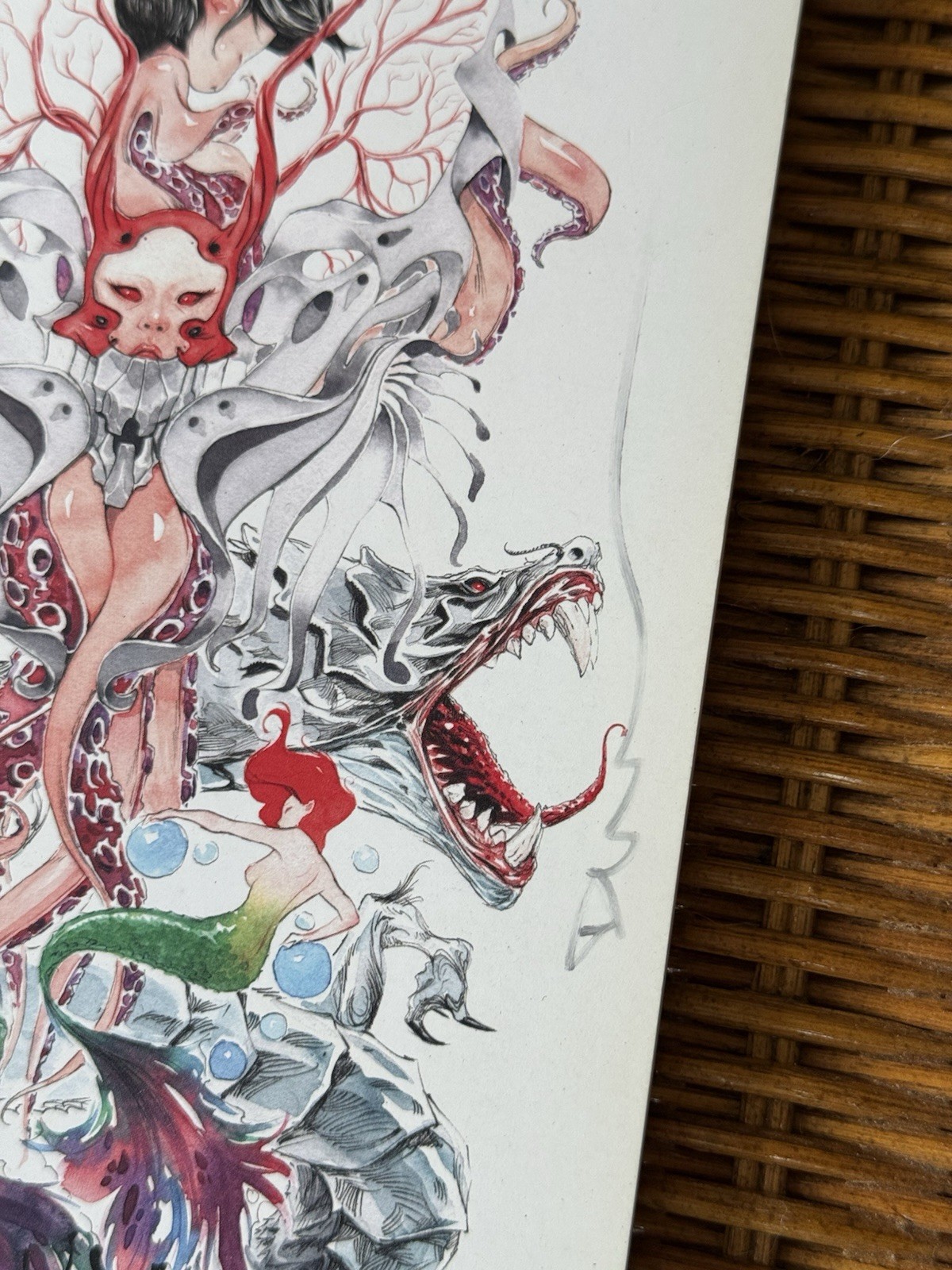 Dustin Nguyen Sketchbook Signed includes DC Comics Batman Art Book