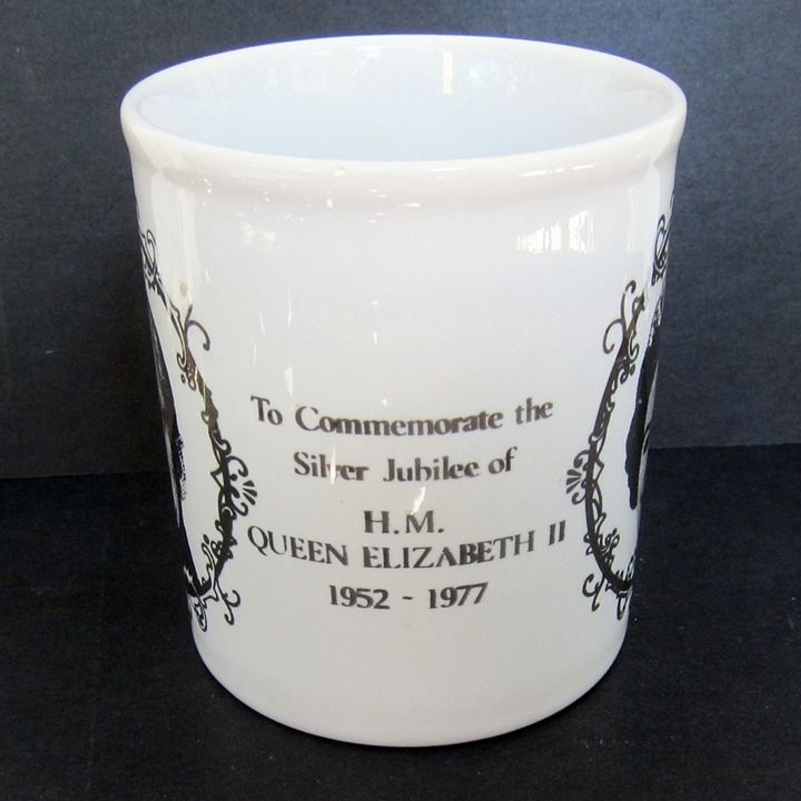 Queen Elizabeth Coronation First Day Cover 1953 and Silver Jubilee Mug – 1977