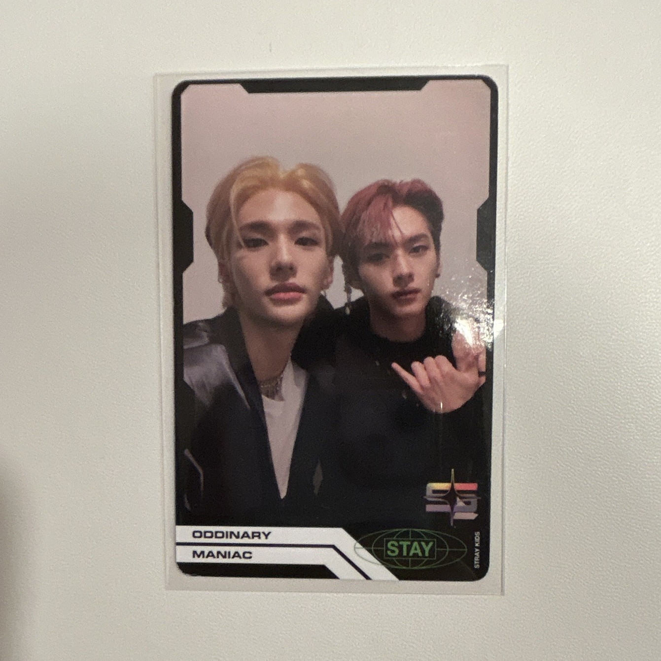 Hyunjin & LeeKnow Stray Kids ODDinary Hologram Photocard