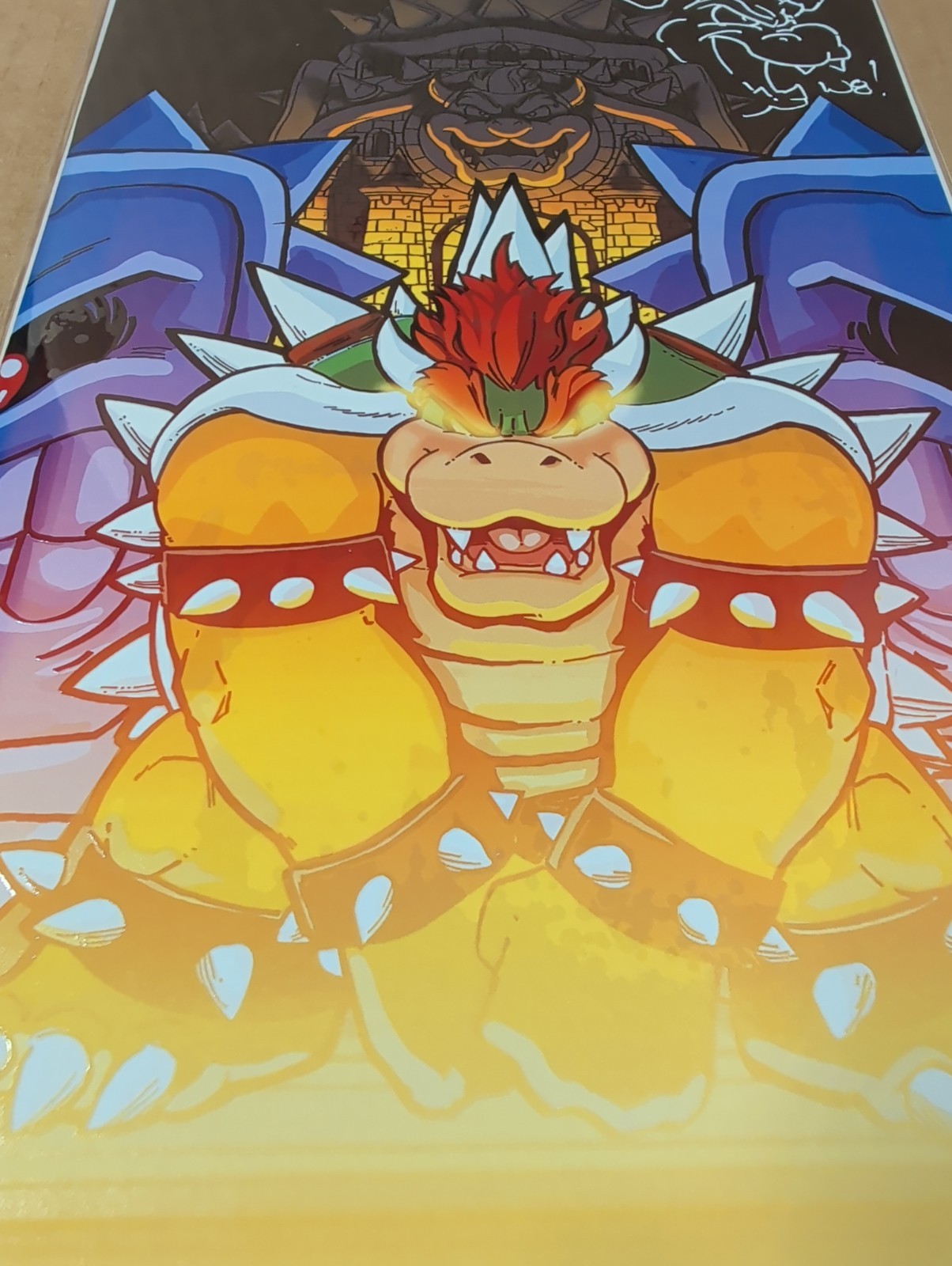 Absolute BOWSER ( Absolute Batman Homage) Embossed LTD 50 Signed/ Remarked