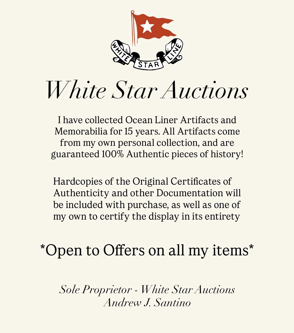 TITANIC COAL | Framed Artifact Display | 5x7in | w/ COA | Genuine Wreck Artifact