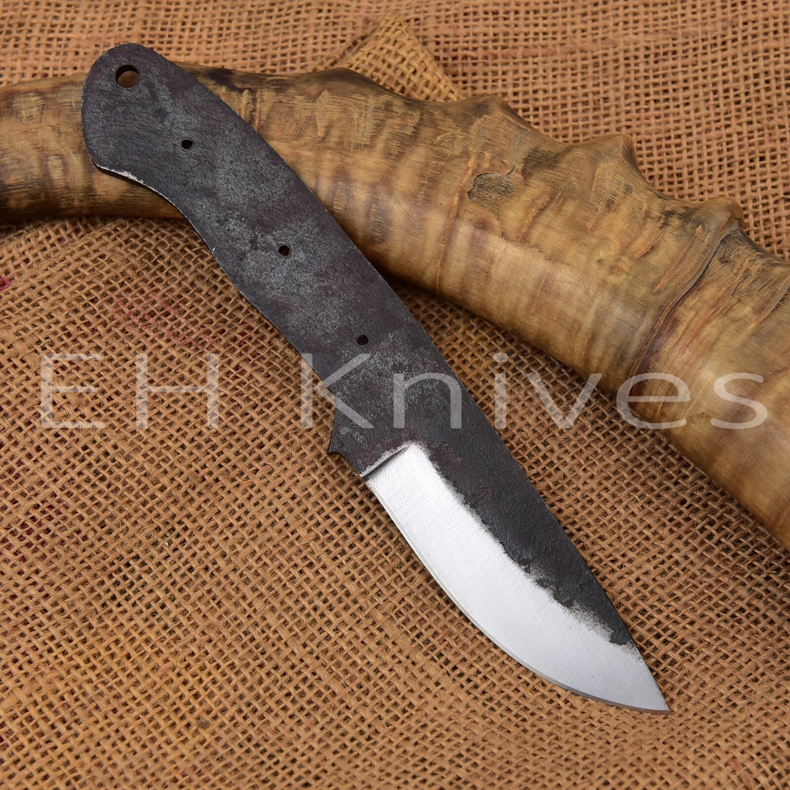 8 INCH CUSTOM FORGED 1095 CARBON STEEL HUNTING SKINNING BLANK BLADE KNIFE 225
