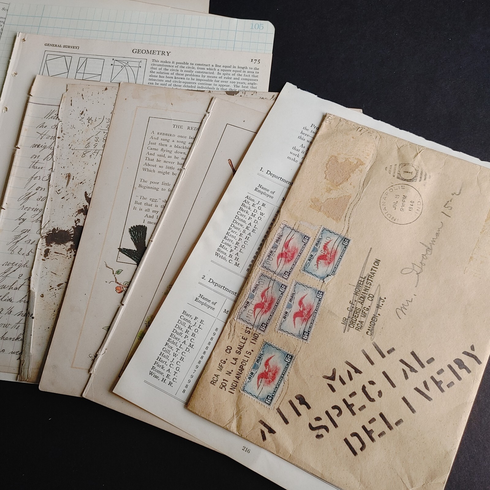 1 Lb. Vintage Paper Ephemera Lot Junk Journals Mixed Media Craft Collage