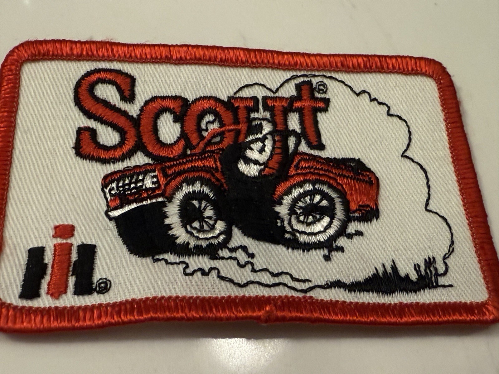 Vintage IH International Scout Embroidered Coat Or Hat Patch