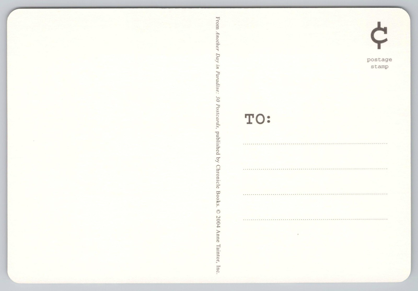 2004 Male Refrigerator Blindness Couple Anne Taintor Domestic Humor Postcard