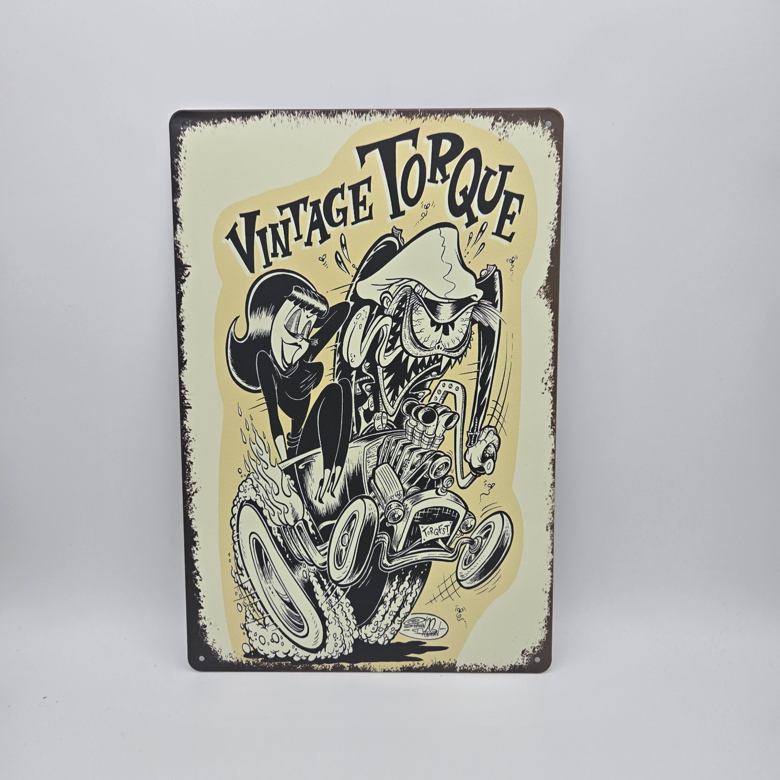 RAT FINK Tin Metal Sign