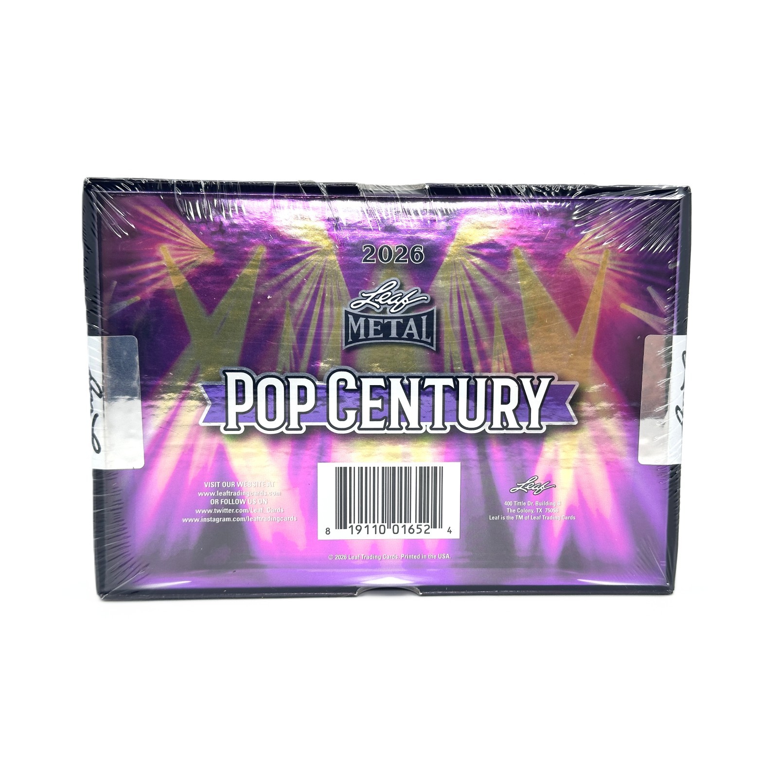 2026 Leaf Metal Pop Century 6Ct. Hobby Box | Factory Sealed | Volume Discount!