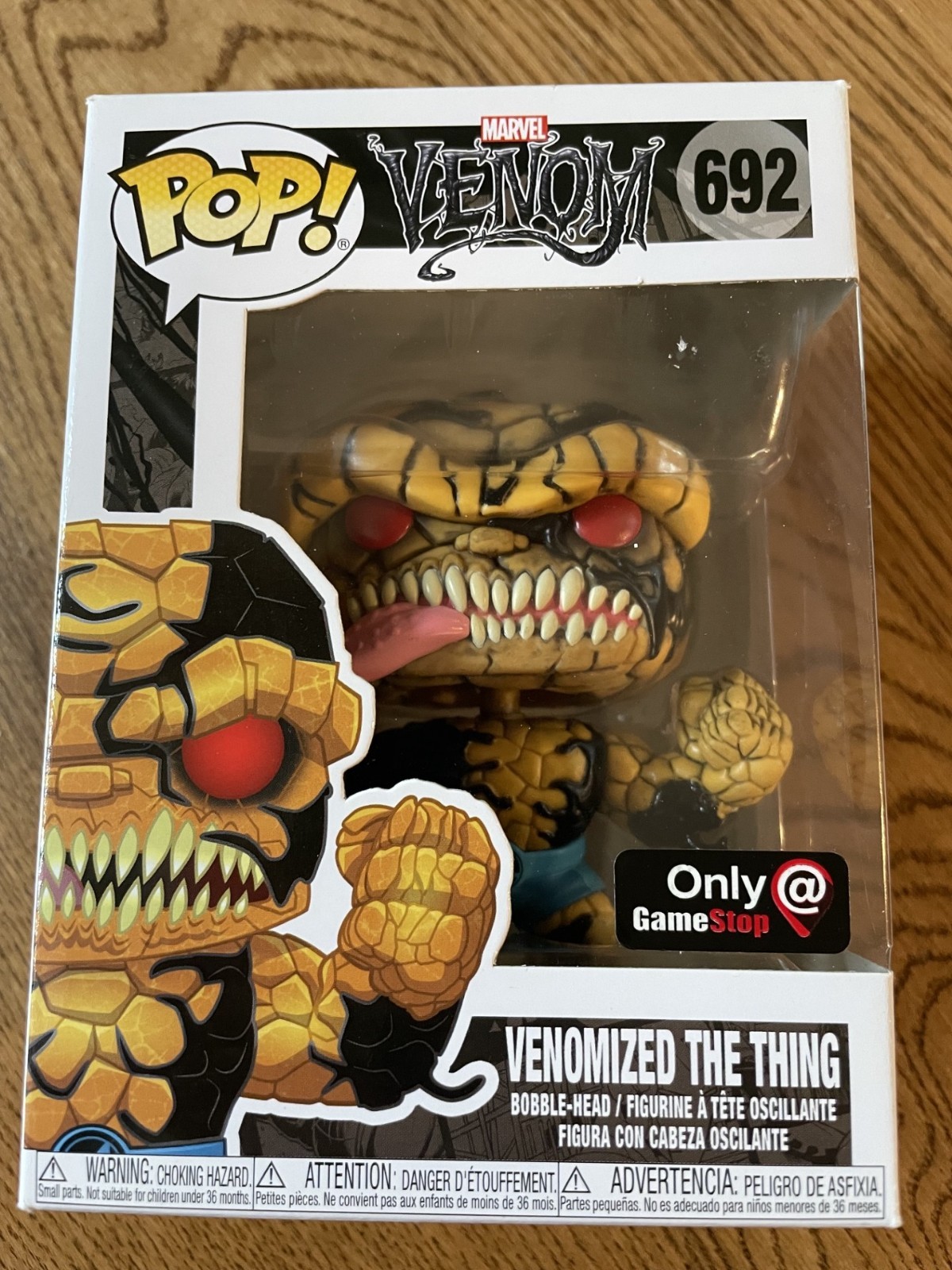 Funko POP! Marvel Venomized The Thing Exclusive #692 – Metallic NEW MINT!
