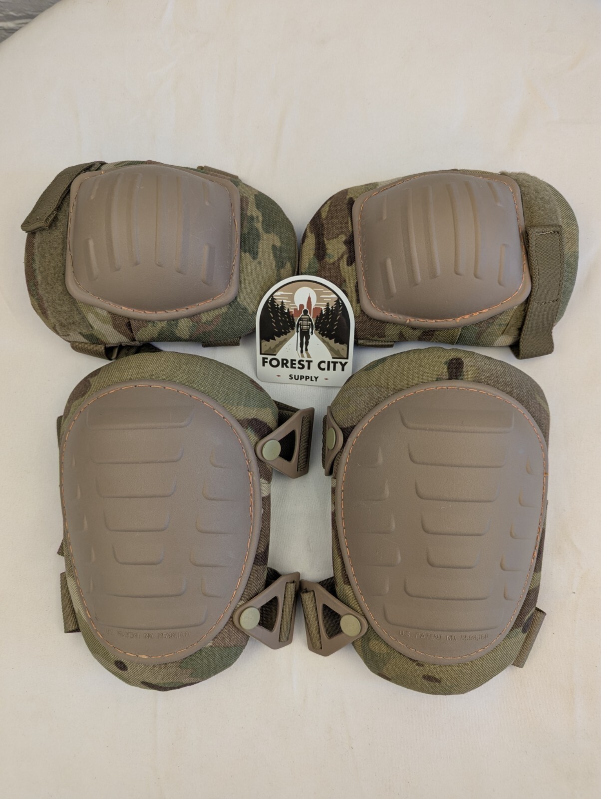Very Good – OCP Multicam Combat Knee & Elbow Pads COMPLETE SET