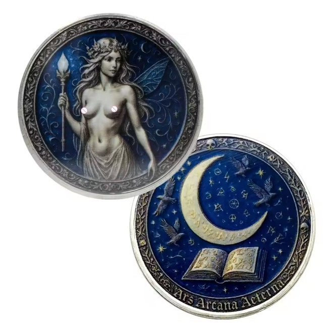 Moon Fairy Challenge Coin Magical Collectible Commemorative Sexy 1-pc