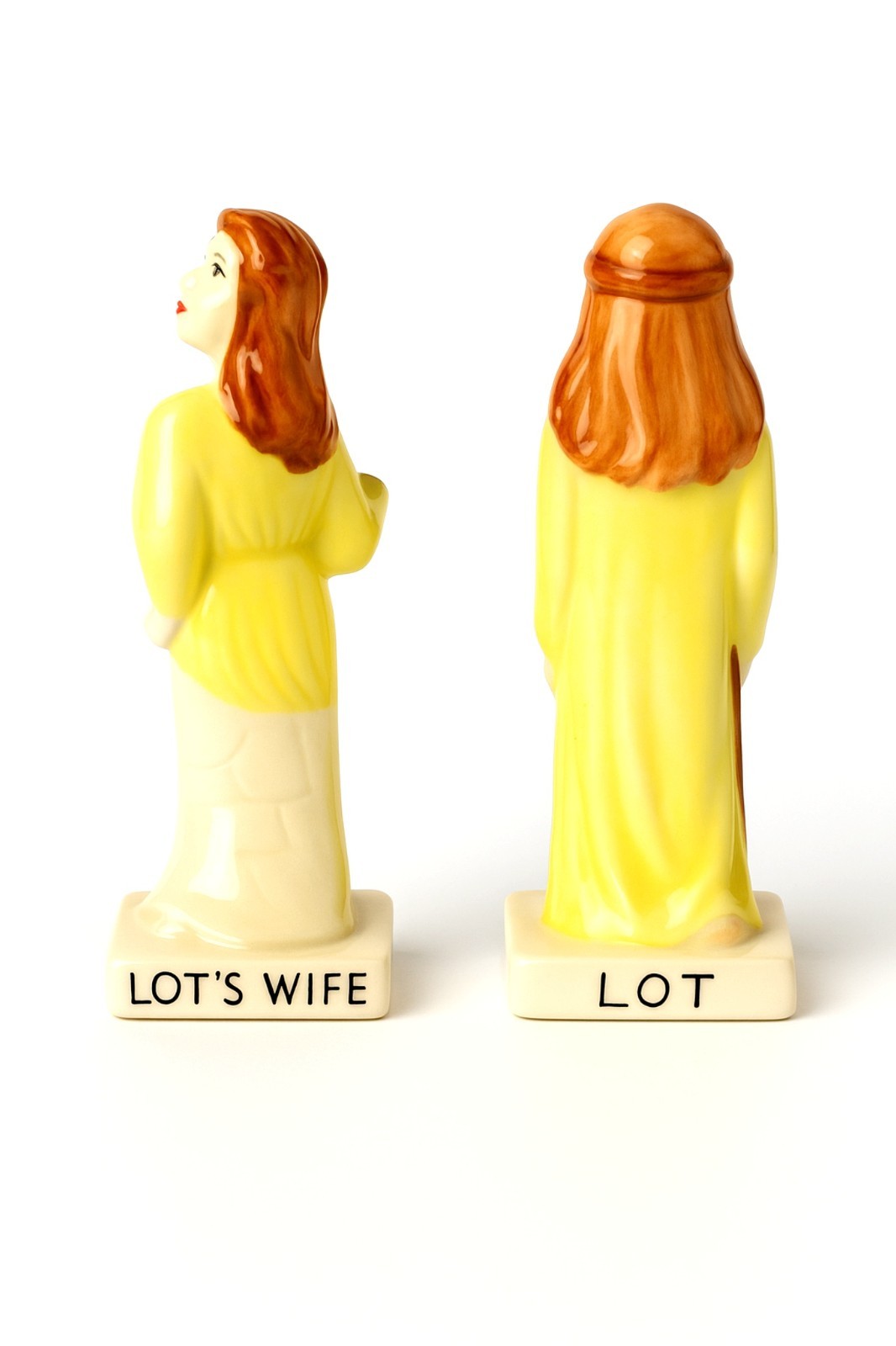 Lot’s Wife Salt and Pepper Shakers