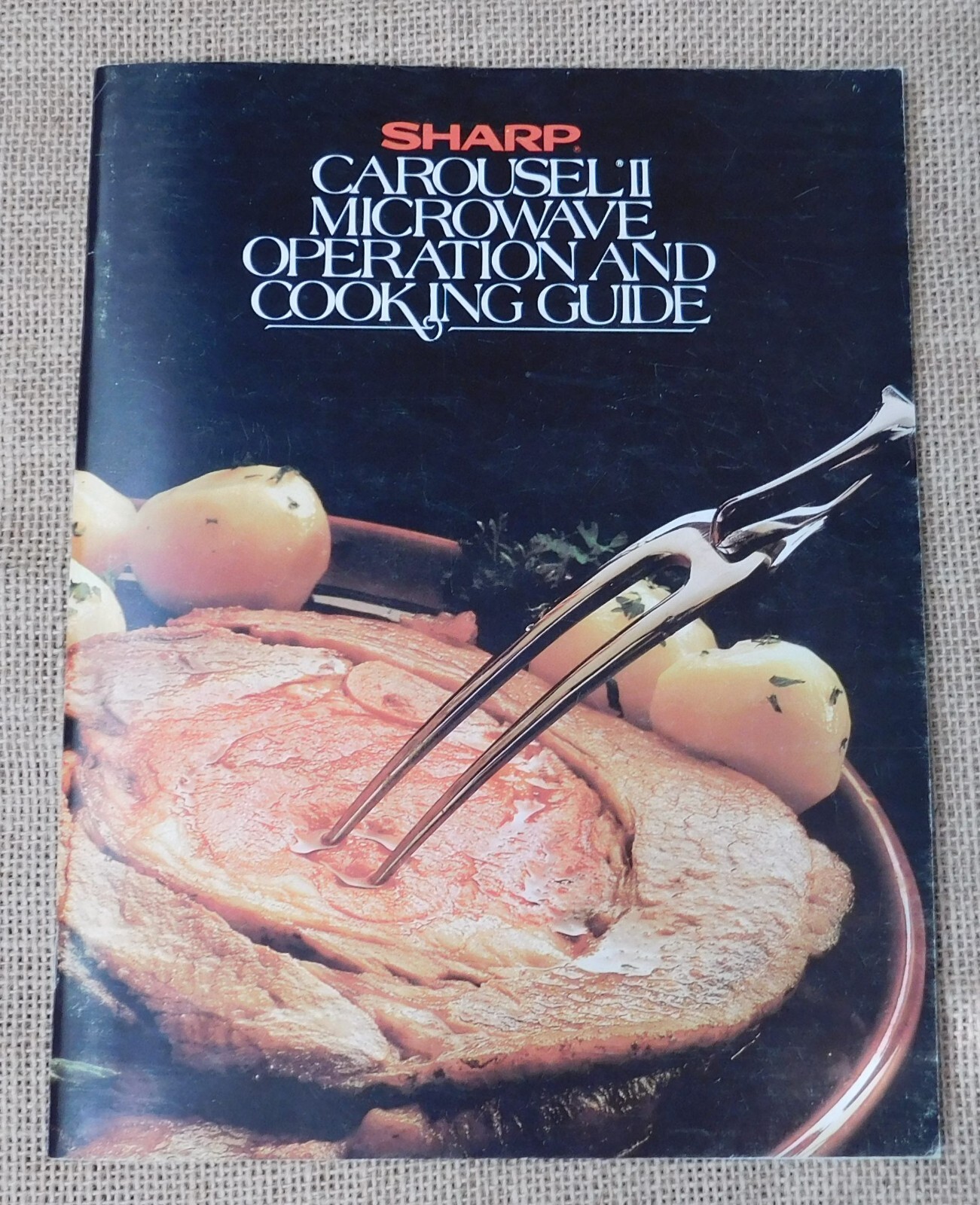 VTG Sharp Carousel II Microwave Instruction Recipes Booklet 1980’s