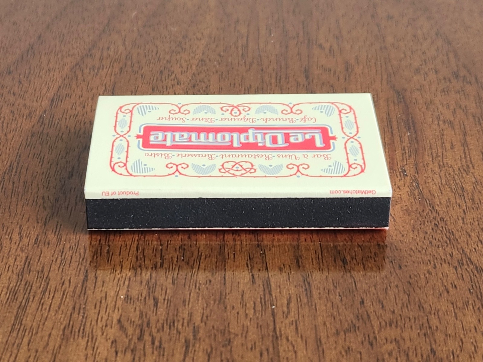 Le Diplomate Restaurant Washington DC Matchbook Unstruck Matches