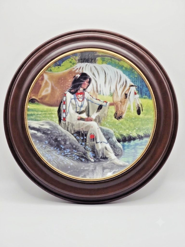 The Hamilton Collection Prairie Flower Collector Plate Princesses of the Plains