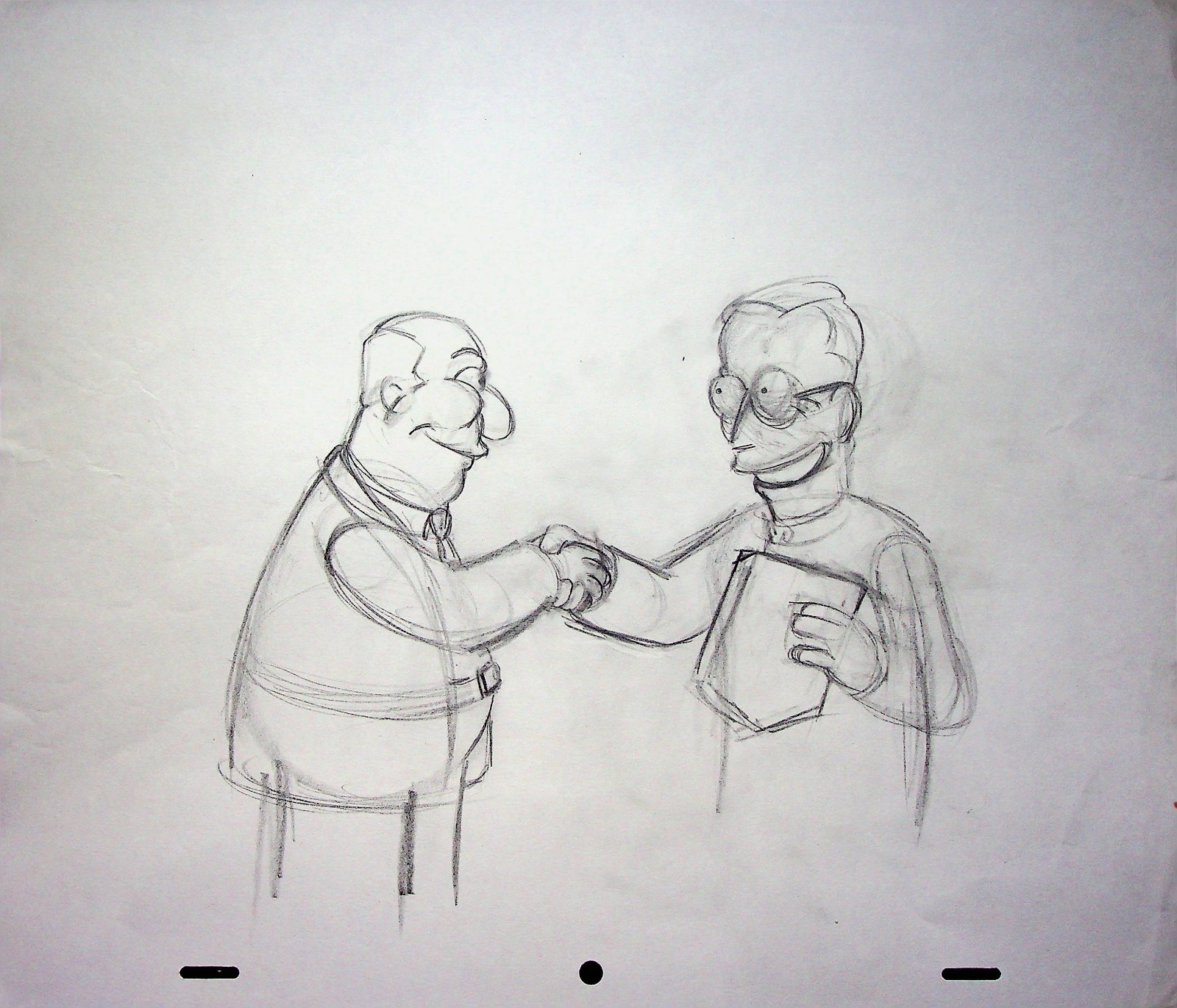 The Simpsons Production Hand Drawn Animation Pencil 20th Century Fox