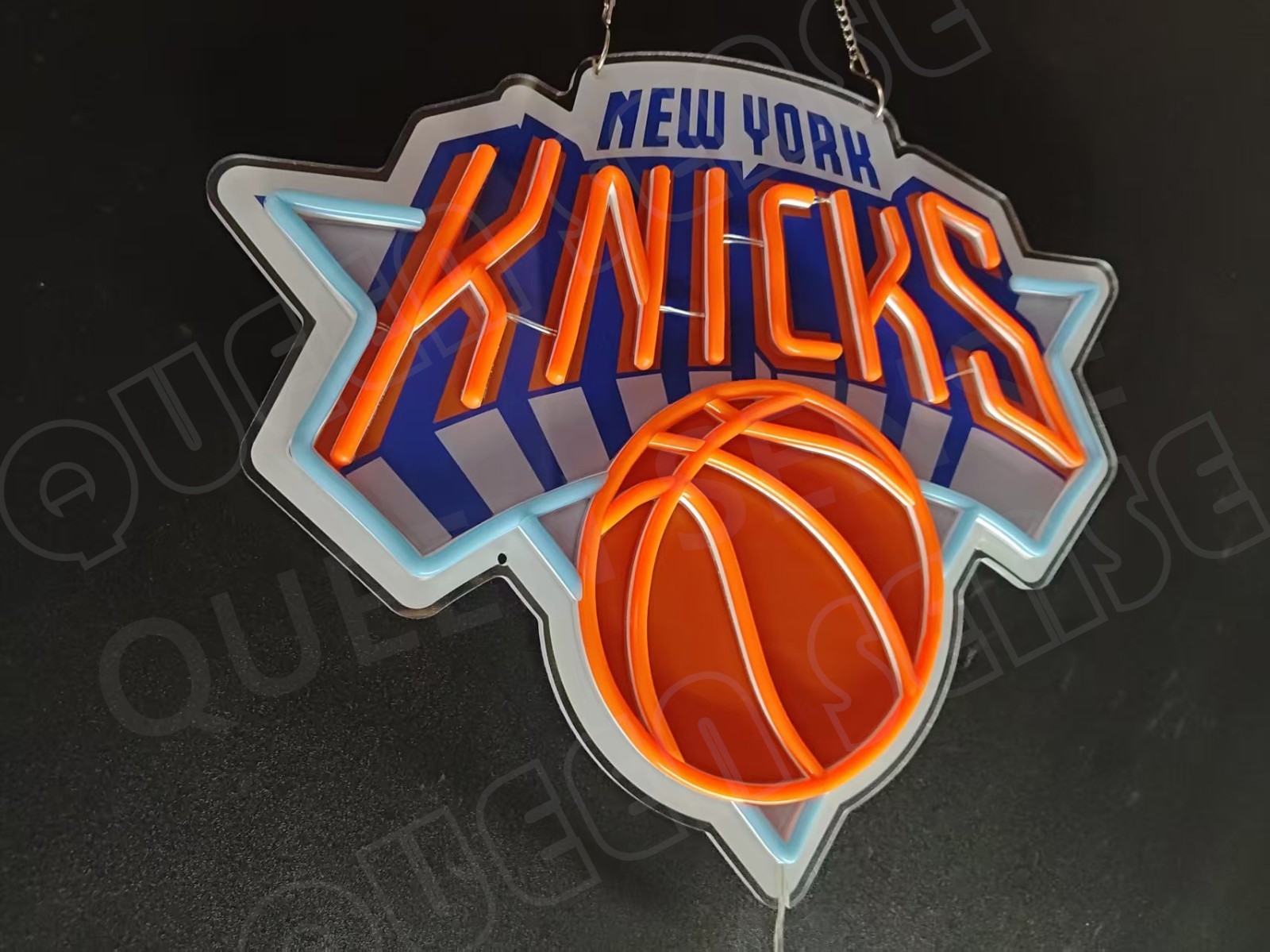 16″x13″ New York Knicks Fans Gift LED Neon Sign With Dimmer USB Powered Light