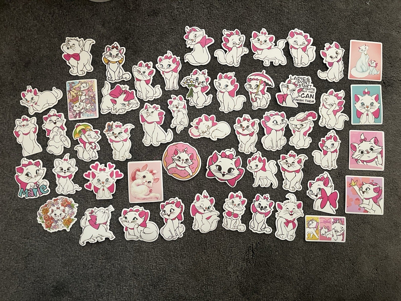 10 PCs Random “Marie” From Aristocats Movie Stickers | Aristocats Movie | Disney