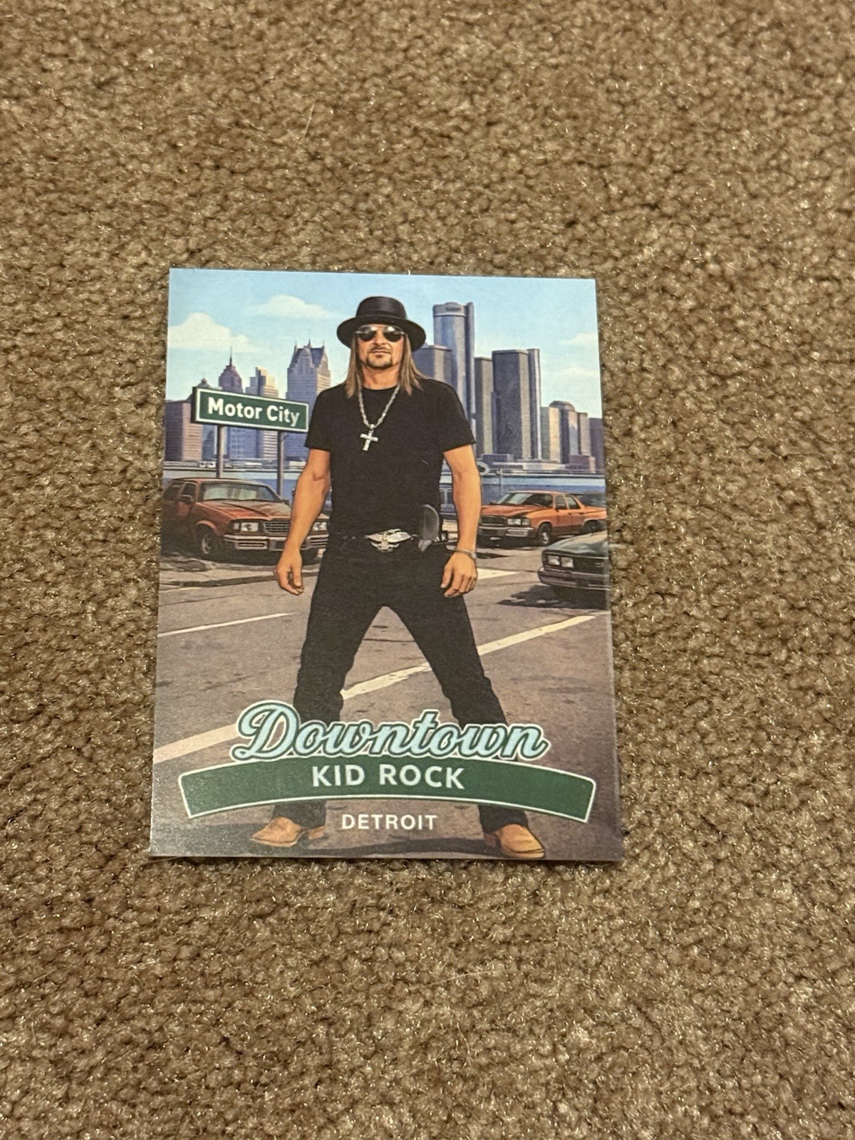 Kid Rock Downtown Detroit Motor City Superstar Custom Trading Card