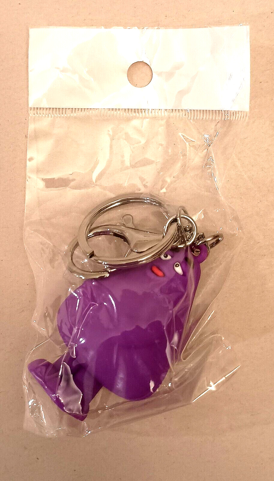 McDonald’s Restaurants Purple Grimace Fast Food Employee Key Chain NOS New