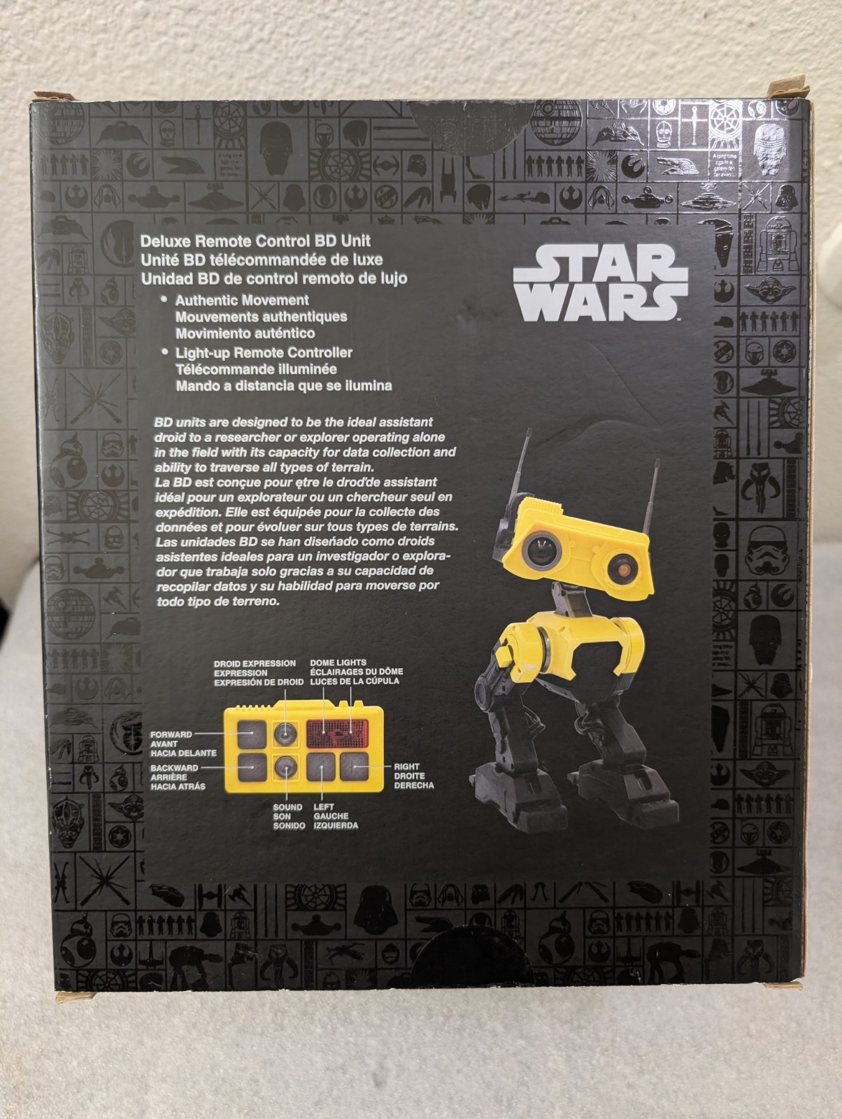 Disney Parks Star Wars Galaxy’s Edge Deluxe Remote Control BD Unit Droid 2.4 GHz