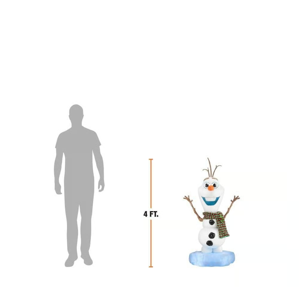 4ft Animated Olaf Christmas Animatronic Holiday Frozen Disney Collectible