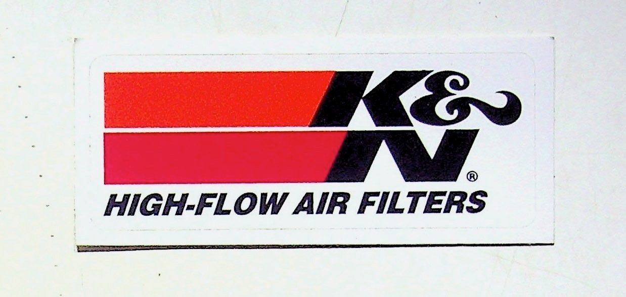 K&N High-Flow Air Filters Sticker Decal Vinyl Logo Car Truck Racing Emblem 2.75″