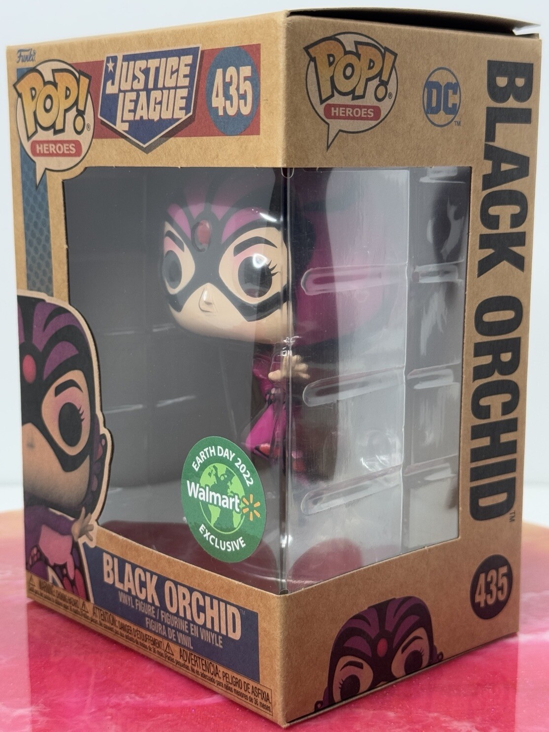 Funko Pop Black Orchid W/ Protector #435 Justice League Walmart Earth Day 2022