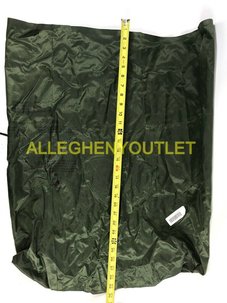 2 US Army Military WATERPROOF BAG CLOTHING BAG WET WEATHER BAG LAUNDRY BAG GC