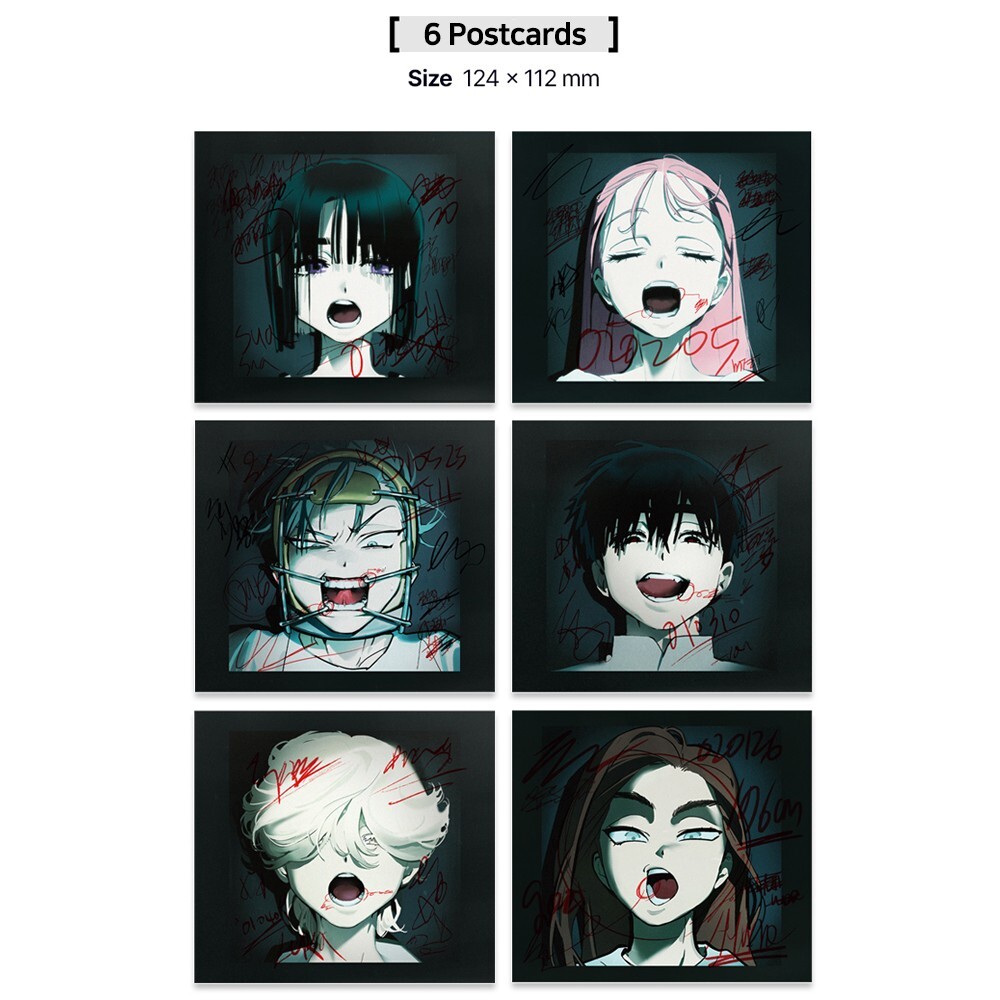 Alien Stage Official Album VOL.1 + VOL.2 Soundtrack CD Postcards Polaroid Korean