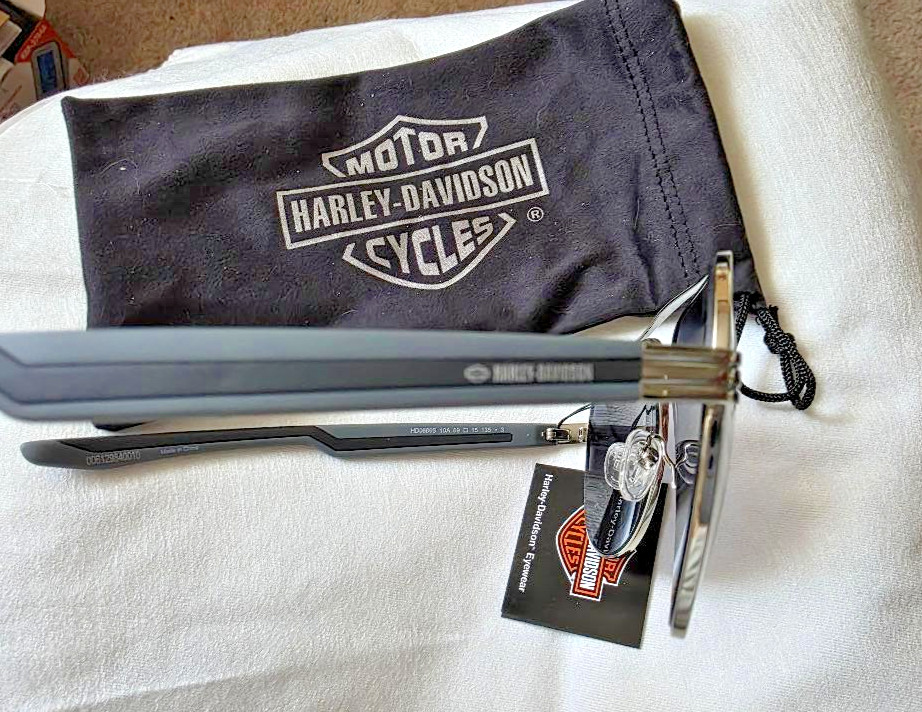 NEW – HARLEY DAVIDSON AVIATOR SUNGLASSES W/BRANDED CARRYING CASE