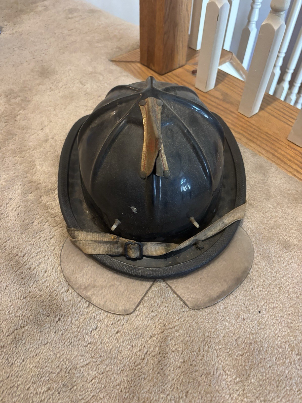 Fire Department PLASTIC Helmet Cairns & Bro– NO SHIELD–COLLECTIBLE VTG