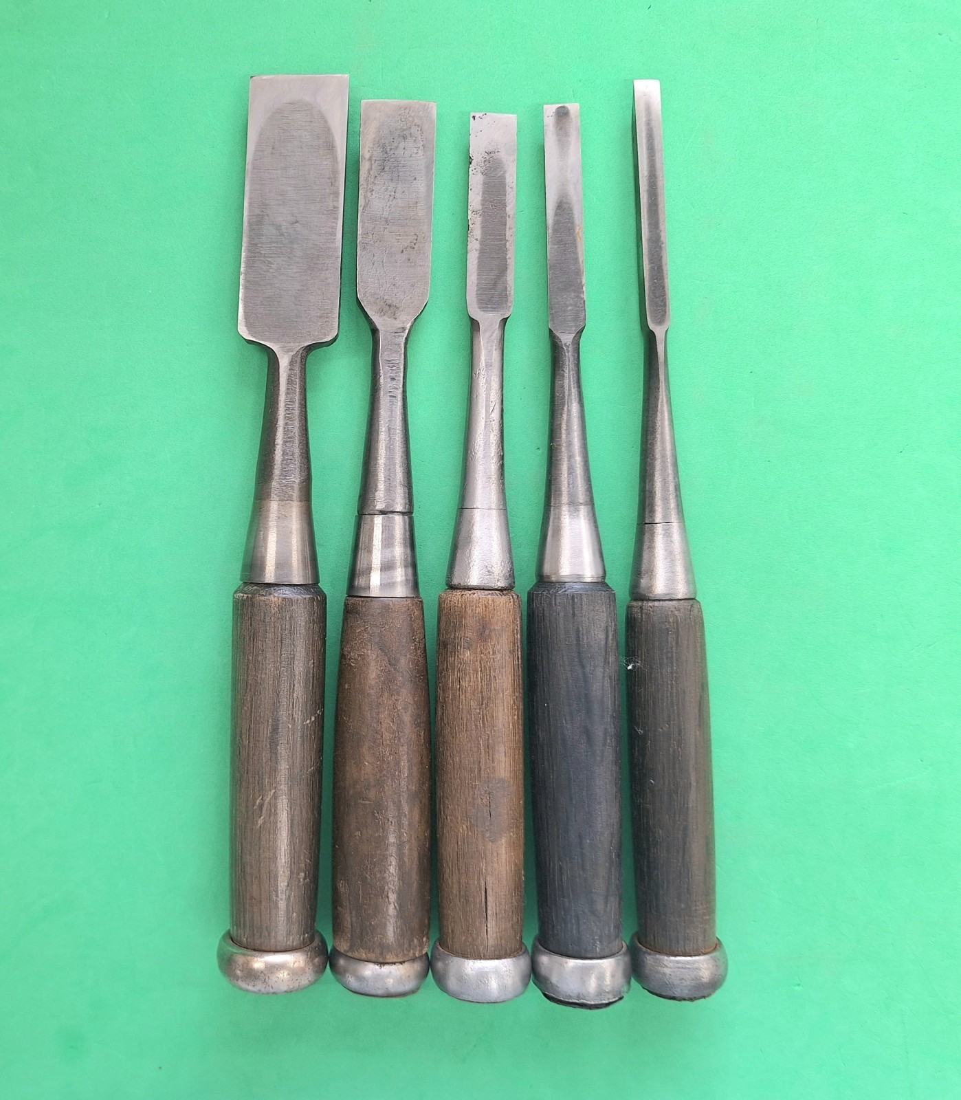 Japanese Chisels Oire Nomi 6mm 8mm 11mm 18mm 24mm Carpentry Tools Set of 5
